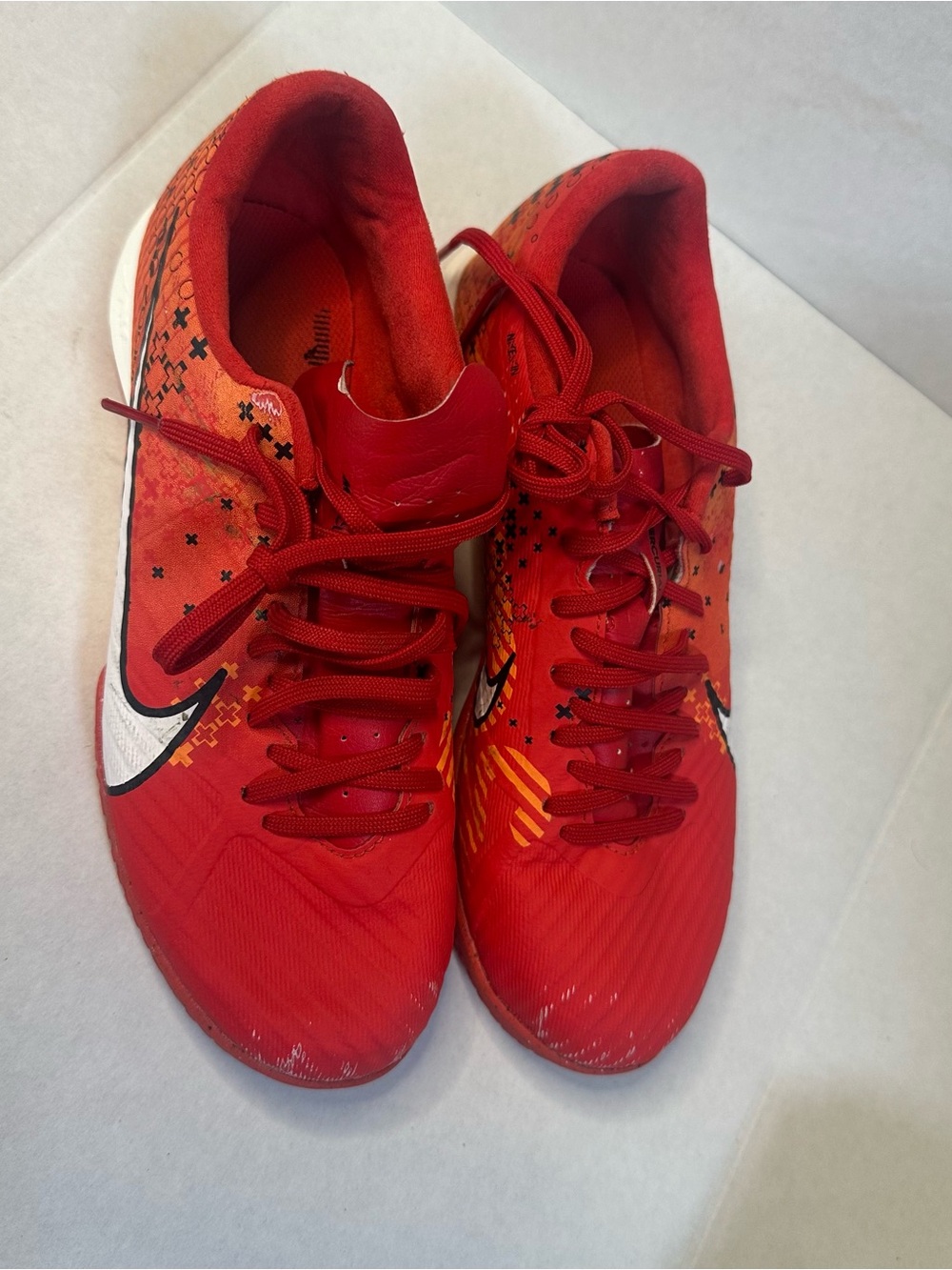 Nike Air Zoom Mercurial Vapor 15 Academy MDS IC Indoor Soccer Shoes 4 kids - Picture 7 of 8